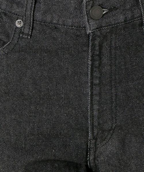 YOLO（ヨーロ）の「YOLO デニム ハイウエスト カットオフデニムパンツ / ヨーロー（デニムパンツ・レディース・ブラック/コバルトブルー・MEDIUM/SMALL）」の3枚目の写真