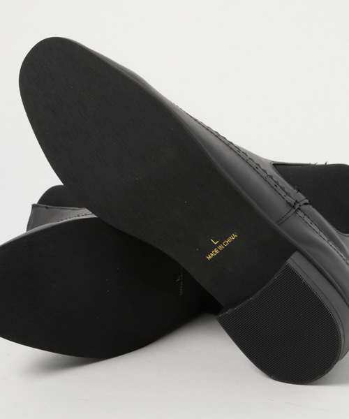 MERLOT（メルロー）の「ウィングチップサイドゴア001-5489z（ブーツ・レディース・ブラック/ブラウン・S/M/L/LL）」の4枚目の写真