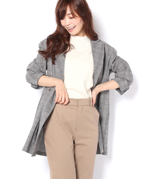 RIVE DROITE（リヴドロワ）の「グレンチェックロングジャケット（テーラードジャケット・レディース・その他20・FREE）」の6枚目の写真