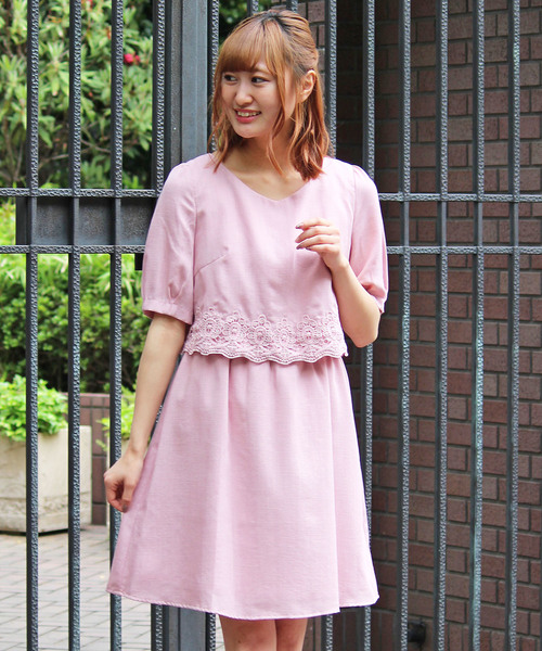 Astoria Odier アストリアオディール の リネンライクセットアップ風ワンピース ワンピース Wear