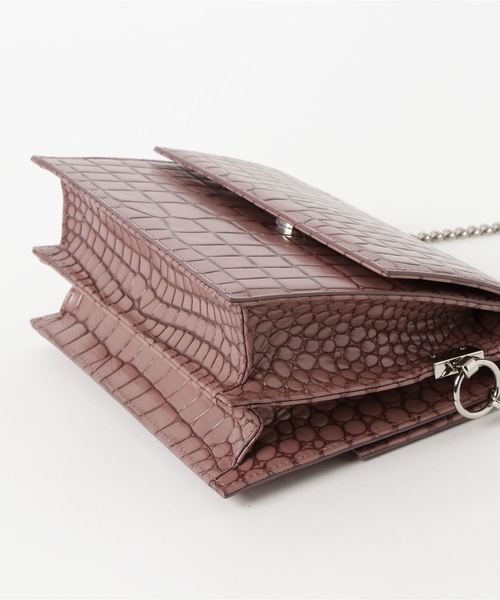 DouDou（ドゥドゥ）の「ダブルフラップショルダー（ショルダーバッグ・レディース・ベージュ/オフホワイト/ピンク・FREE）」の4枚目の写真