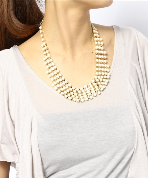 mystic（ミスティック）の「【mystic】 コネクションネックレス（ネックレス・レディース・オフホワイト/ブラック/その他/その他1・ﾌﾘ-）」の7枚目の写真