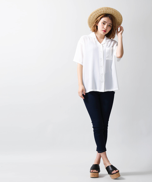 WEGO(ウィゴー)の「WEGO/シアービッグシルエットシャツ(シャツ/ブラウス・レディース・ホワイト/ホワイト系その他4/その他1/その他2/その他3/その他4・FREE)」の9枚目の写真