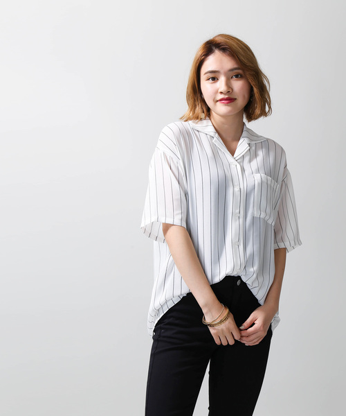 WEGO(ウィゴー)の「WEGO/シアービッグシルエットシャツ(シャツ/ブラウス・レディース・ホワイト/ホワイト系その他4/その他1/その他2/その他3/その他4・FREE)」の13枚目の写真