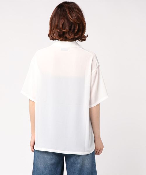 WEGO(ウィゴー)の「WEGO/シアービッグシルエットシャツ(シャツ/ブラウス・レディース・ホワイト/ホワイト系その他4/その他1/その他2/その他3/その他4・FREE)」の8枚目の写真