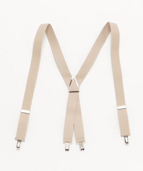 GLOBE SELECT（グローブセレクト）の「ストレッチラバー サスペンダー（サスペンダー・メンズ・ホワイト/ブラック/ベージュ/ネイビー/ブラウン/グレー/レッド/オリーブ/ワイン・FREE）」の5枚目の写真