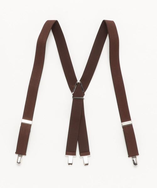 GLOBE SELECT（グローブセレクト）の「ストレッチラバー サスペンダー（サスペンダー・メンズ・ホワイト/ブラック/ベージュ/ネイビー/ブラウン/グレー/レッド/オリーブ/ワイン・FREE）」の4枚目の写真