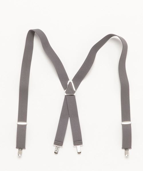 GLOBE SELECT（グローブセレクト）の「ストレッチラバー サスペンダー（サスペンダー・メンズ・ホワイト/ブラック/ベージュ/ネイビー/ブラウン/グレー/レッド/オリーブ/ワイン・FREE）」の3枚目の写真