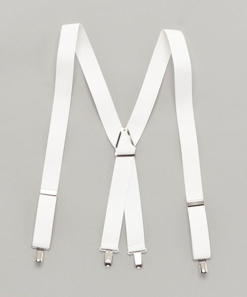 GLOBE SELECT（グローブセレクト）の「ストレッチラバー サスペンダー（サスペンダー・メンズ・ホワイト/ブラック/ベージュ/ネイビー/ブラウン/グレー/レッド/オリーブ/ワイン・FREE）」の2枚目の写真