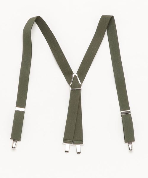 GLOBE SELECT（グローブセレクト）の「ストレッチラバー サスペンダー（サスペンダー・メンズ・ホワイト/ブラック/ベージュ/ネイビー/ブラウン/グレー/レッド/オリーブ/ワイン・FREE）」の6枚目の写真