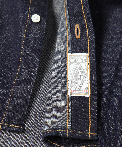Denime（ドゥニーム）の「DENIM REGULAR COLLAR SHIRTS（シャツ/ブラウス・メンズ・インディゴブルー・SMALL/MEDIUM/LARGE）」の8枚目の写真