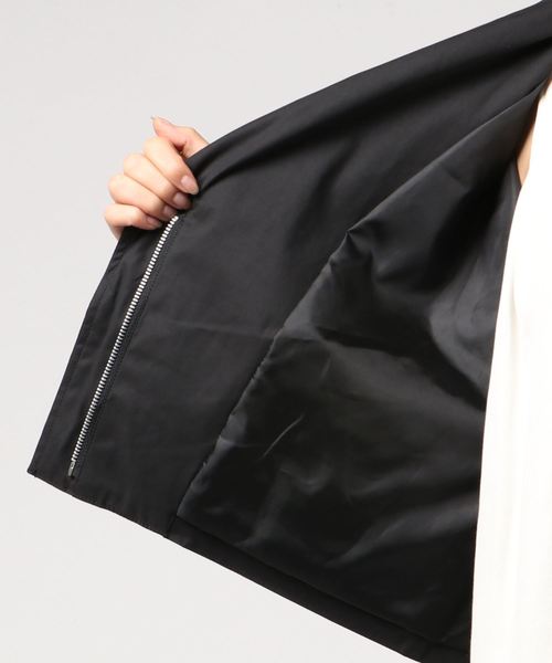 archives（アルシーヴ）の「ライダースジャケット（ライダースジャケット・レディース・ブラック/ベージュ/カーキ・MEDIUM）」の6枚目の写真