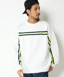 WEB限定 VISION ライン切り替えニット