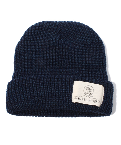 CIAOPANIC TYPY（チャオパニックティピー）の「リブニットワッチ（ニットキャップ/ビーニー・キッズ・ホワイト/グリーン/マスタード/ロイヤルブルー/ブラック/ワインレッド/グレー/ネイビー・FREE）」の5枚目の写真