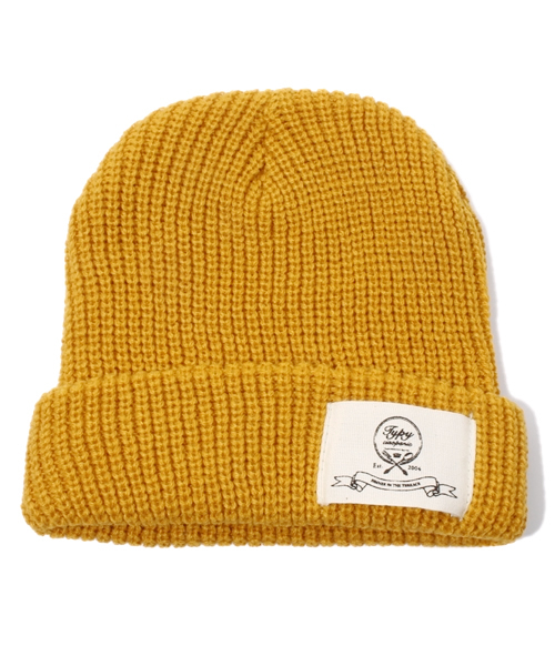 CIAOPANIC TYPY（チャオパニックティピー）の「リブニットワッチ（ニットキャップ/ビーニー・キッズ・ホワイト/グリーン/マスタード/ロイヤルブルー/ブラック/ワインレッド/グレー/ネイビー・FREE）」の7枚目の写真