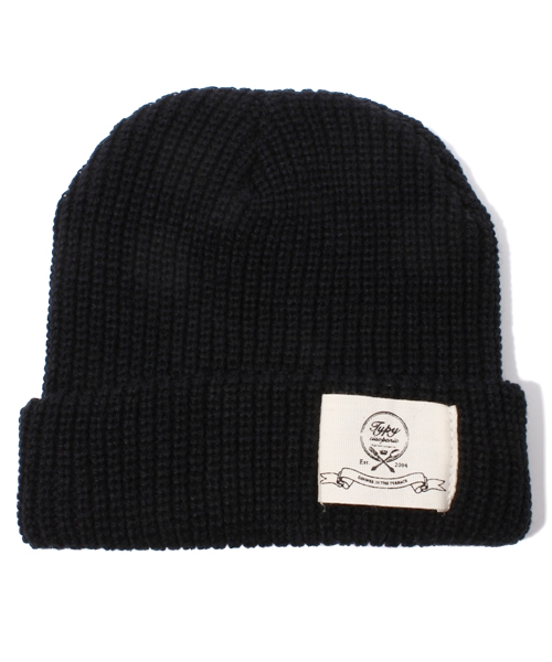 CIAOPANIC TYPY（チャオパニックティピー）の「リブニットワッチ（ニットキャップ/ビーニー・キッズ・ホワイト/グリーン/マスタード/ロイヤルブルー/ブラック/ワインレッド/グレー/ネイビー・FREE）」の2枚目の写真