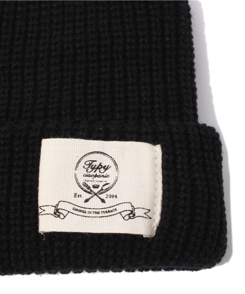 CIAOPANIC TYPY（チャオパニックティピー）の「リブニットワッチ（ニットキャップ/ビーニー・キッズ・ホワイト/グリーン/マスタード/ロイヤルブルー/ブラック/ワインレッド/グレー/ネイビー・FREE）」の9枚目の写真