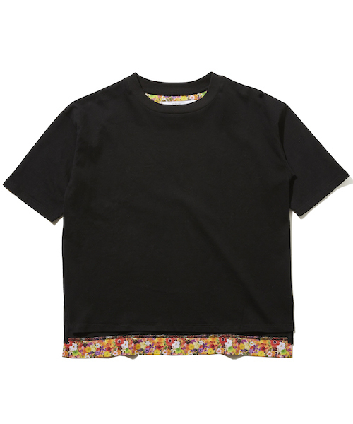 rehacer（レアセル）の「rehacer : Flower Open-end Yarn Wide CS / フラワー オープンエンド ヤーン ワイド カットソー（Tシャツ/カットソー・メンズ・ホワイト/ブラック・SMALL/MEDIUM/LARGE/X-LARGE）」の5枚目の写真