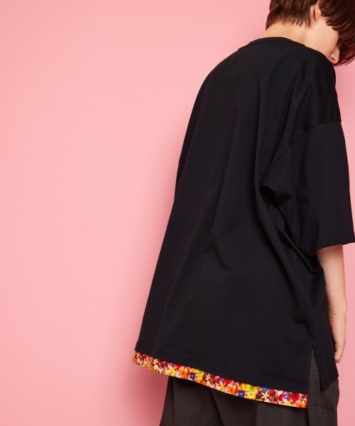 rehacer（レアセル）の「rehacer : Flower Open-end Yarn Wide CS / フラワー オープンエンド ヤーン ワイド カットソー（Tシャツ/カットソー・メンズ・ホワイト/ブラック・SMALL/MEDIUM/LARGE/X-LARGE）」の16枚目の写真