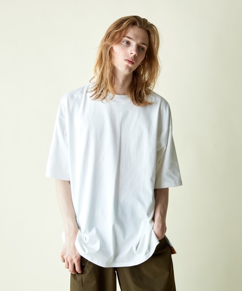 rehacer（レアセル）の「rehacer : Flower Open-end Yarn Wide CS / フラワー オープンエンド ヤーン ワイド カットソー（Tシャツ/カットソー・メンズ・ホワイト/ブラック・SMALL/MEDIUM/LARGE/X-LARGE）」の18枚目の写真