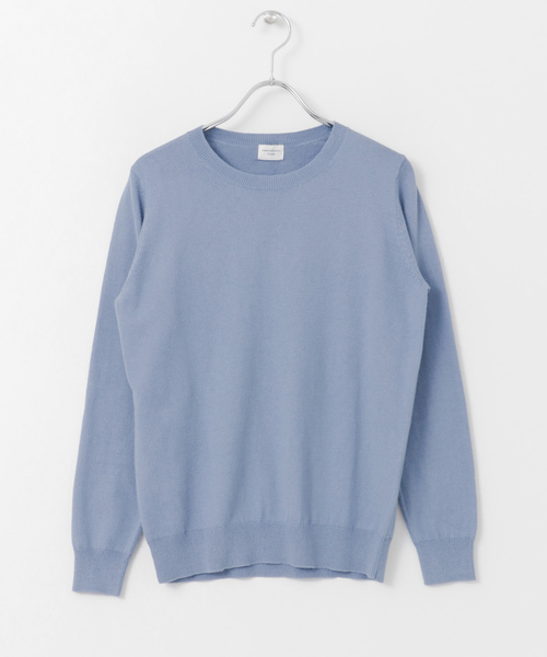 URBAN RESEARCH DOORS（アーバンリサーチドアーズ）の「綿カシミヤクルーネックプルオーバー（ニット/セーター・レディース・ボルドー/ベージュ/ブルー/ブラック・ONE）」の22枚目の写真