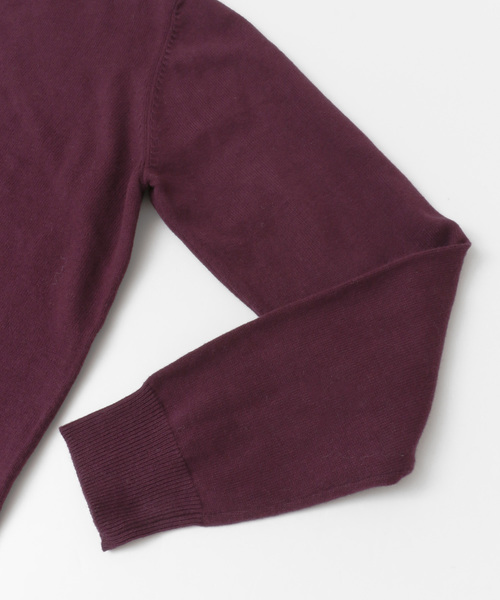 URBAN RESEARCH DOORS（アーバンリサーチドアーズ）の「綿カシミヤクルーネックプルオーバー（ニット/セーター・レディース・ボルドー/ベージュ/ブルー/ブラック・ONE）」の6枚目の写真