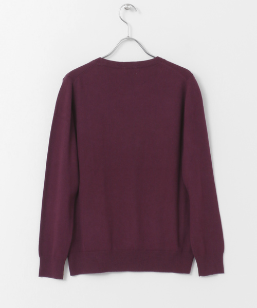 URBAN RESEARCH DOORS（アーバンリサーチドアーズ）の「綿カシミヤクルーネックプルオーバー（ニット/セーター・レディース・ボルドー/ベージュ/ブルー/ブラック・ONE）」の9枚目の写真