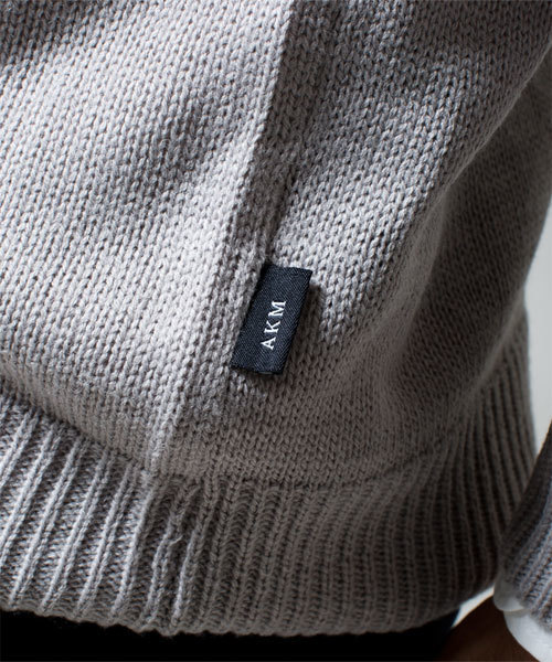 NANO universe(ナノユニバース)の「AKM×nano・universe/ Crew-Neck Knit(ニット/セーター・メンズ・ブラック/ダークグレー/ライトグレー/ダークブラウン/ベージュ/ダークグリーン/ブルー/ネイビー・SMALL/MEDIUM/LARGE/X-LARGE)」の15枚目の写真