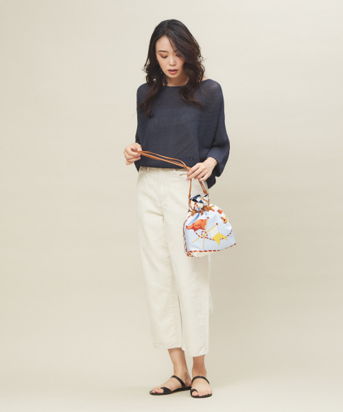 qualite（カリテ）の「【再入荷】e×qualiteストレートワイドデニム2019（デニムパンツ・レディース・インディゴブルー/アイボリー・40/38/36/34/32）」の14枚目の写真