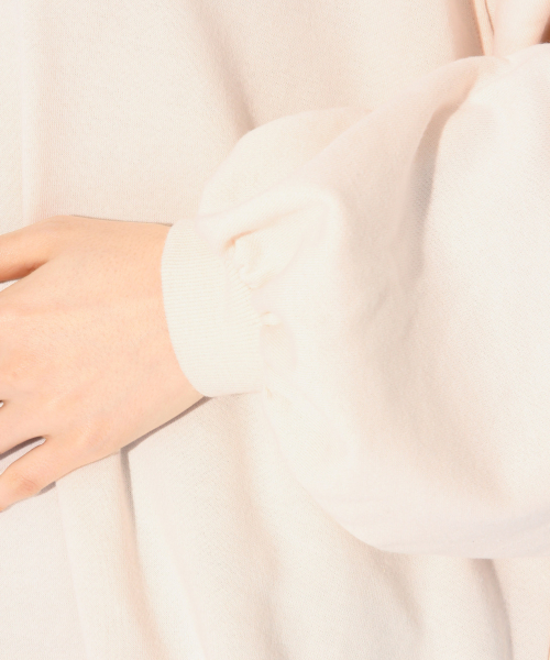 Heather(ヘザー)の「ドロストロゴウラケプルオーバー 829550(スウェット・レディース・ホワイト/パープル/ブラック・FREE)」の7枚目の写真