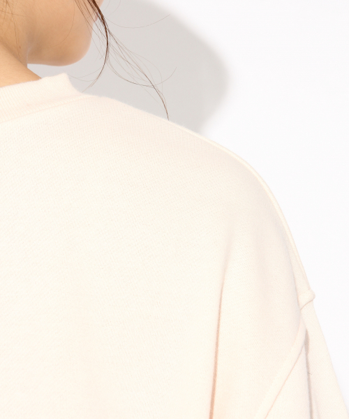 Heather(ヘザー)の「ドロストロゴウラケプルオーバー 829550(スウェット・レディース・ホワイト/パープル/ブラック・FREE)」の9枚目の写真