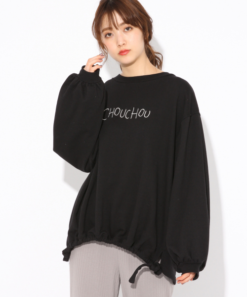 Heather(ヘザー)の「ドロストロゴウラケプルオーバー 829550(スウェット・レディース・ホワイト/パープル/ブラック・FREE)」の19枚目の写真