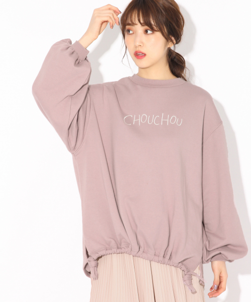 Heather(ヘザー)の「ドロストロゴウラケプルオーバー 829550(スウェット・レディース・ホワイト/パープル/ブラック・FREE)」の20枚目の写真