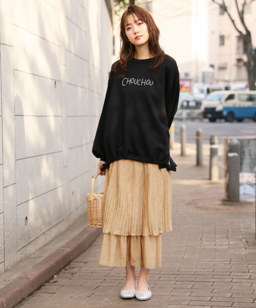 Heather(ヘザー)の「ドロストロゴウラケプルオーバー 829550(スウェット・レディース・ホワイト/パープル/ブラック・FREE)」の16枚目の写真