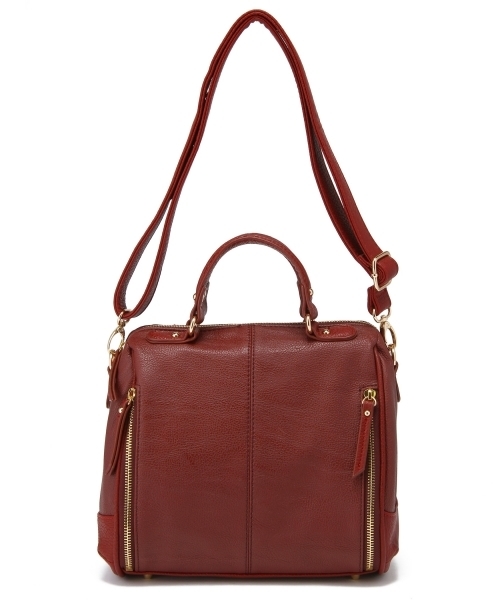 BEAUTY&YOUTH UNITED ARROWS（ビューティーアンドユースユナイテッドアローズ）の「BYSF フェイクジップ 2WAYボストンバッグ2 ◆（ボストンバッグ・レディース・ブラック/レッド/ベージュ/ワインレッド・フリー）」の4枚目の写真