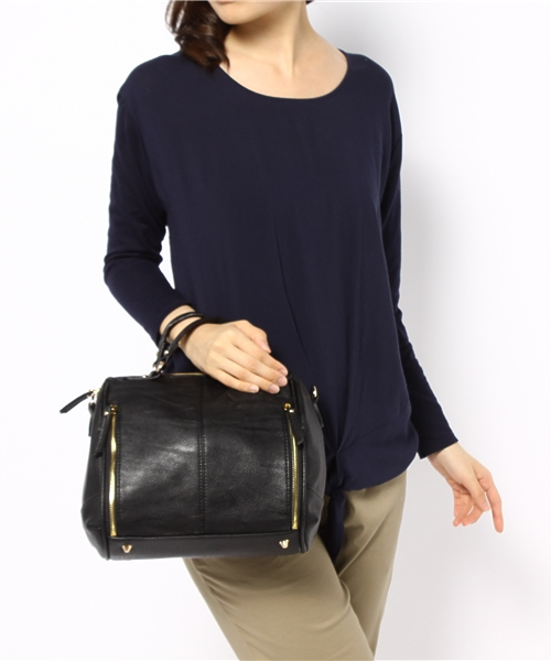 BEAUTY&YOUTH UNITED ARROWS（ビューティーアンドユースユナイテッドアローズ）の「BYSF フェイクジップ 2WAYボストンバッグ2 ◆（ボストンバッグ・レディース・ブラック/レッド/ベージュ/ワインレッド・フリー）」の8枚目の写真