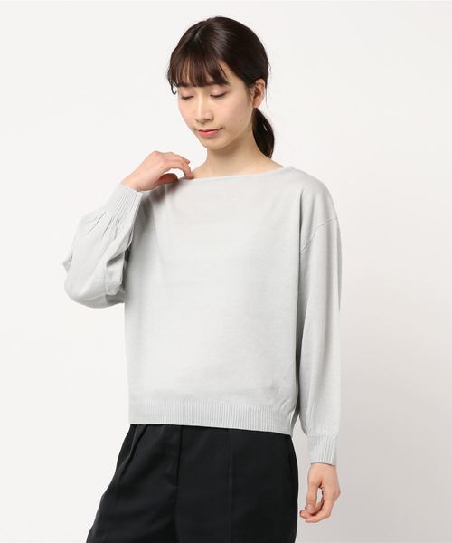 KOBE LETTUCE(コウベレタス)の「選べる2Typeバルーンスリーブニットトップス(ニット/セーター・レディース・ホワイト系その他/グレー系その他/グレー系その他2/ブルー系その他2/ピンク系その他2/ミント/ブルー/グリーン系その他/ブルー系その他/ライトパープル/パープル系その他/イエロー系その他/ピンク系その他/ネイビー/イエロー/オフホワイト・FREE)」の20枚目の写真