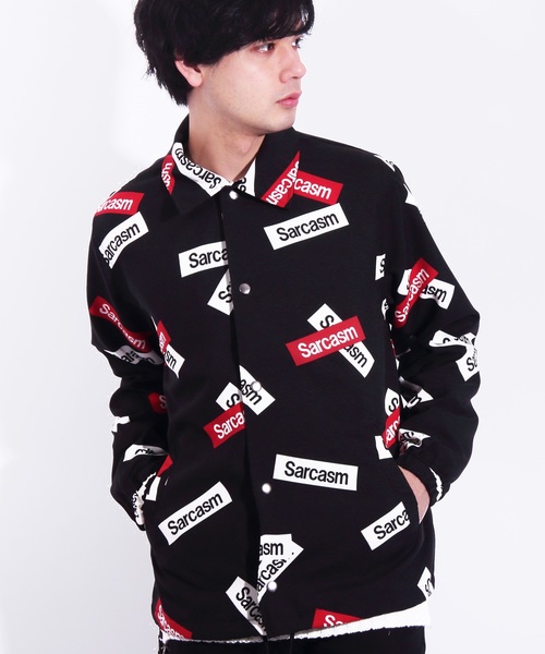 ８(eight)（エイト）の「ボックスロゴ コーチジャケット（ナイロンジャケット・メンズ・ホワイト/ブラック・MEDIUM/LARGE/X-LARGE）」の2枚目の写真