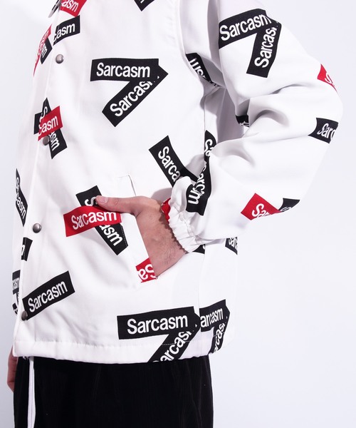 ８(eight)（エイト）の「ボックスロゴ コーチジャケット（ナイロンジャケット・メンズ・ホワイト/ブラック・MEDIUM/LARGE/X-LARGE）」の15枚目の写真