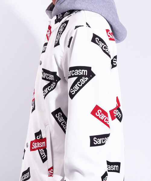 ８(eight)（エイト）の「ボックスロゴ コーチジャケット（ナイロンジャケット・メンズ・ホワイト/ブラック・MEDIUM/LARGE/X-LARGE）」の13枚目の写真
