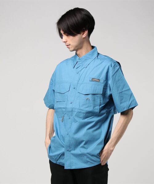 Eddie Bauer(エディーバウアー)の「【EDDIE BAUER/エディーバウアー】3.5oz S/S FISHING SHIRT (UN)(シャツ/ブラウス・メンズ・オリーブ/カーキ/ブルー/ホワイト・SMALL/MEDIUM)」の4枚目の写真