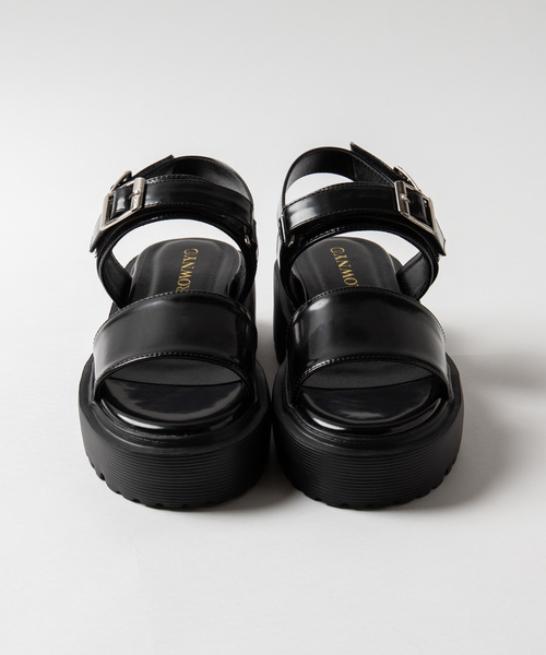 WEGO(ウィゴー)の「WEGO/厚底ベルトサンダル(サンダル・レディース・シルバー/ホワイト/ワイン/ブラック・LARGE/MEDIUM)」の7枚目の写真