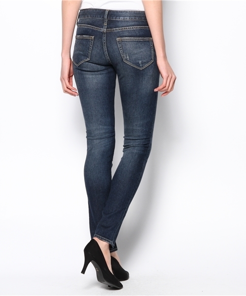 PLST（プラステ）の「テンセル混スーパースキニーデニムパンツ（デニムパンツ・レディース・ダークインディゴブルー・24inch/23inch/26inch/25inch）」の5枚目の写真