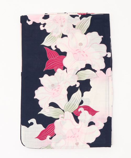 KOBE LETTUCE（コウベレタス）の「[浴衣単品]大人の花柄夏恋ゆかた（浴衣・レディース・グリーン系その他/ブルー系その他/ホワイト系その他2/ホワイト系その他3/ブルー系その他2/ホワイト系その他/パープル系その他/ホワイト系その他4/ブルー系その他3・FREE）」の7枚目の写真