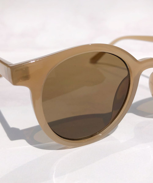 dictionary（ディクショナリー）の「【dictionary】ボストン カラー フレーム サングラス（サングラス・レディース・ベージュ/オフホワイト/オレンジ/ブラック/ブラウン/クリア・FREE）」の13枚目の写真