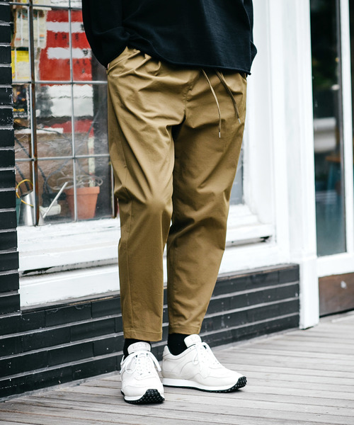 MR.OLIVE（ミスターオリーブ）の「ストレッチ テック ツイル / ツープリーツ テーパード イージーパンツ(ストレッチパンツ)（その他パンツ・メンズ・ブラック/オリーブ/ベージュ・SMALL/MEDIUM/LARGE）」の3枚目の写真