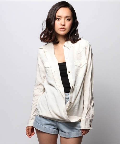 goa（ゴア）の「麻レーヨン カシュクールシャツ（シャツ/ブラウス