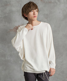 MinoriTY | 【2019秋冬新作】ドルマンコットンハイゲージニット ビッグシルエット 韓国(スウェット)