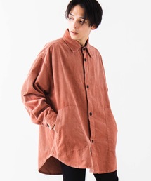 WEGO/コーデュロイロングシャツ