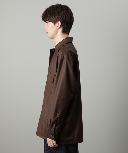 JUNRED（ジュンレッド）の「TRダブルフラップポケットシャツ（シャツ/ブラウス・メンズ・ダークブラウン/ブラック/オレンジ・M/L）」の12枚目の写真